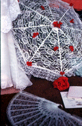 Display of Fiesta de Quince accessories in Little Havana - Miami, Florida.
