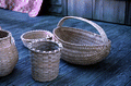 Baskets made by Dewey Martin - Pensacola, Florida.