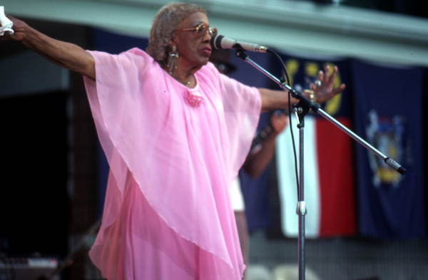 Mary McClain singing gospel - White Springs, Florida