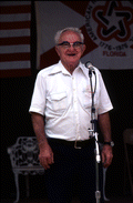 E.A. "Frog" Smith telling a story - White Springs, Florida