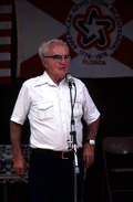 E.A. "Frog" Smith telling a story - White Springs, Florida