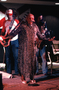 Mary McClain and the King Snake Blues Band performing - White Springs, Florida