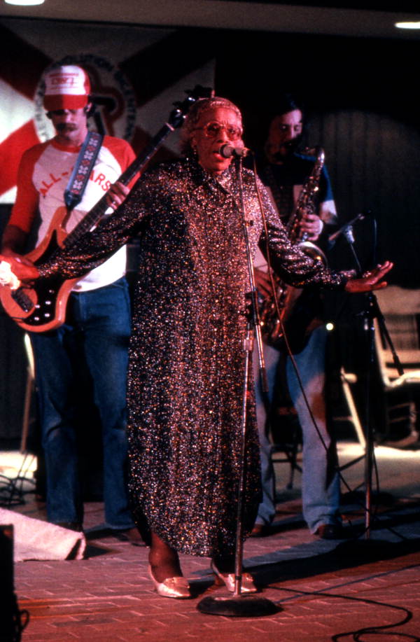 Mary McClain and the King Snake Blues Band performing - White Springs, Florida