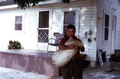 Nikitas Tsimouris playing a tsambouna - Tarpon Springs, Florida