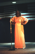Singer Mary McClain at the 1982 Florida Folk Festival - White Springs, Florida