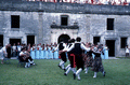 Minorcan dance group performing at Castillo de San Marcos ceremony - Saint Augustine, Florida