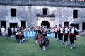 Minorcan dance group performing at Castillo de San Marcos ceremony - Saint Augustine, Florida