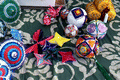 Temari and origami made by Kazuko Law - Pensacola, Florida.