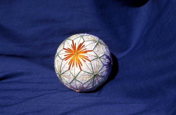 Temari made by Chieri Esposito and Kazuko Law - Gulf Breeze, Florida