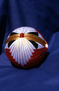 Temari made by Chieri Esposito and Kazuko Law - Gulf Breeze, Florida