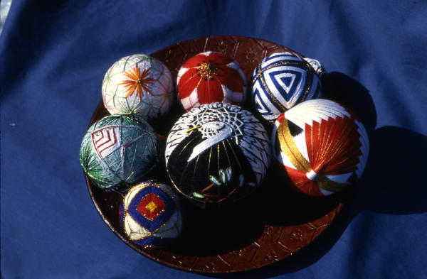 Temari made by Chieri Esposito and Kazuko Law - Gulf Breeze, Florida
