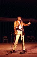 Gamble Rogers performing at the 1985 Florida Folk Festival - White Springs, Florida