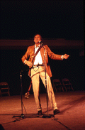 Gamble Rogers performing at the 1985 Florida Folk Festival - White Springs, Florida