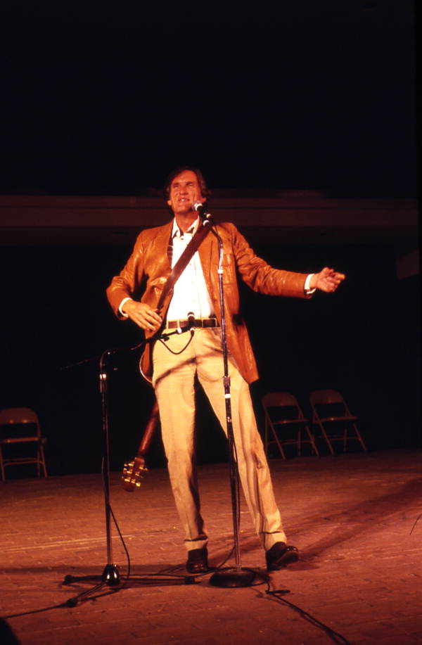 Gamble Rogers performing at the 1985 Florida Folk Festival - White Springs, Florida