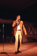 Gamble Rogers performing at the 1985 Florida Folk Festival - White Springs, Florida