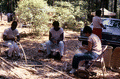 Alfonso and Clara Jennings making baskets - White Springs, Florida