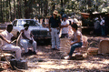 Alfonso and Clara Jennings making baskets - White Springs, Florida