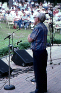 E.A. "Frog" Smith telling a story - White Springs, Florida
