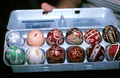 Pysanky eggs decorated by Evelyn Coskey - Starke, Florida
