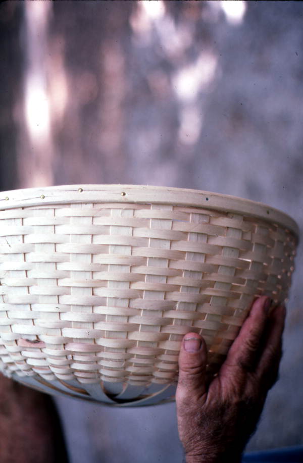 Basket made by Harlan Baxter