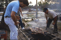 Barbecuing lechon - Jacksonville, Florida