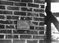 Chimney flue door made of mortar