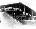 J.A. Phifer's three-deck still permitting gravity feed of rosin