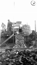 Chimney flue take-off from still