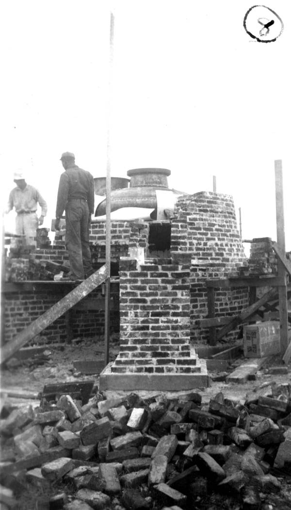 Chimney flue take-off from still