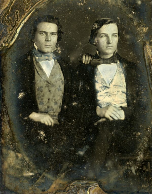 Portrait of two unidentified men from Tallahassee, Florida.
