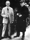 Cary A. Hardee and John D. Rockefeller at Ormond Beach, Florida
