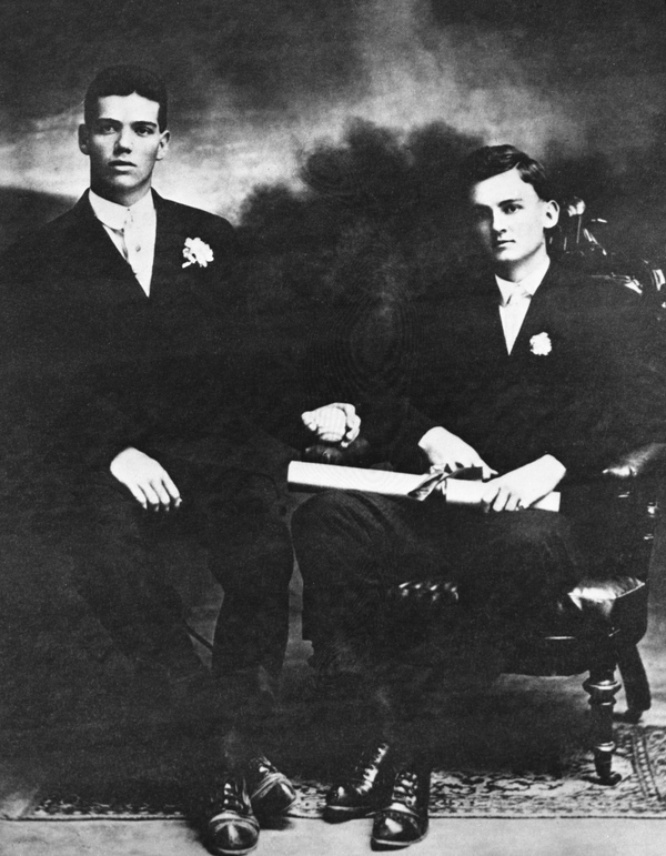 James Van Fleet (left) and Spessard Holland (right) in Bartow, Florida (ca. 1910).