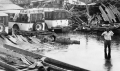 Aftermath of 1926 hurricane at Palm Beach - Florida.