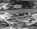 Aerial view of Union Station and yards - Jacksonville, Florida.