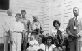 Sunday school group posed in Laurel Hill Presbyterian Church - Laurel Hill, Florida