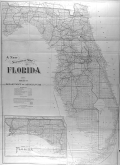 A new sectional map of Florida in 1905 issued by Department of Agriculture