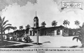 Architectural rendering of proposed railroad depot - Oldsmar, Florida.