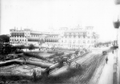 Construction of the park at the Hotel Ponce de Leon - St.Augustine, Florida