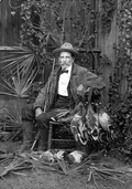 John David Cay with his gun and game.