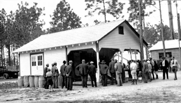 Cooper's shed at the Naval Stores Research Station - Olustee, Florida