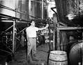 Bill Boynton in central gum buying plant