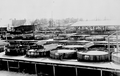 Large storage tanks of turpentine