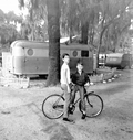 Kermit Brown with Bobby Brantley at Trailer Village - Jacksonville, Florida.