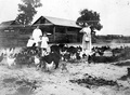 Miss Lizzie Carter and children at an aunt's home in southern Alabama