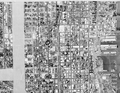 Aerial view of downtown-area of Miami, Florida.