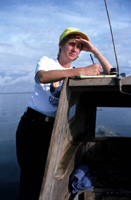 Nancy Nusz records field notes : Apalachicola Bay, Florida (1986)