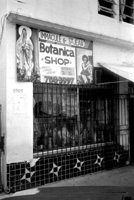 Botanica shop in Little Haiti, Miami, Florida 1985. Photo by Sommers.