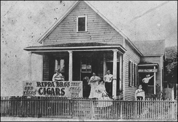 Rippa Bro's Cigars store and cigar factory (190-)