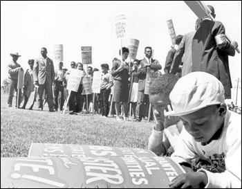 Scene from the NAACP march in Tallahassee, Florida (196-)