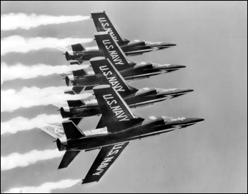 Blue Angels in flight (ca. 1962)